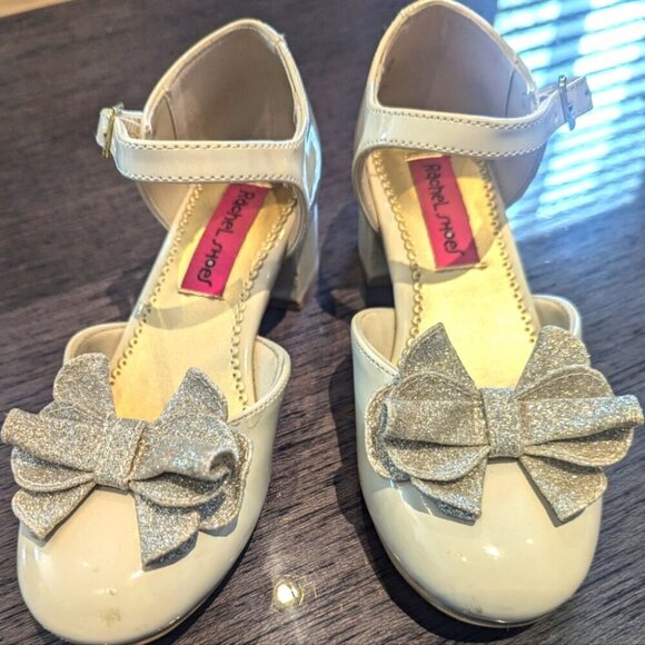 RACHEL SHOES Cecilia DRESSY Bows WHITE - size 3 - Picture 6 of 6